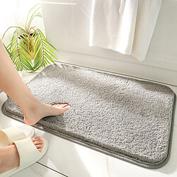 LUUCOZK Tapis de bain antidérapants Tapis de bain absorbants à séchage rapide - Cendre de lave-40x60cm