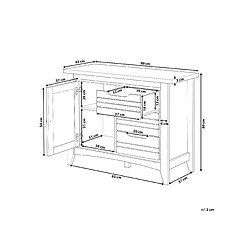 Avis Beliani Commode bois clair AGORA