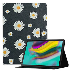 Etui en PU Flore à motifs avec support Marguerite pour votre Samsung Galaxy Tab A7 Lite 8.7 T220/T225