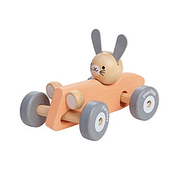 PLAN TOYS Lapin bolide de course pastel