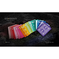 Universal Vélo Magnifique Poker Arc-en-ciel Modèle Deck Collection Poker Magic Solitaire Jeu Magique Trucs Accessoires