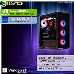 Sedatech PC Gamer Pro • Intel i9-14900KF • RTX4090 • 32Go RAM • 1To SSD M.2 • Windows 11