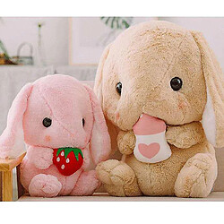 Acheter Universal 32 cm lapin en peluche douce toys bunny kids oreiller poupée cadeaux d'anniversaire créatifs pour les enfants (marron)