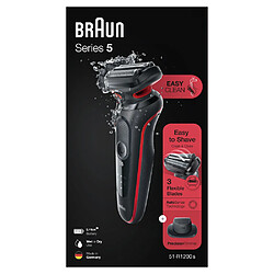 Braun Rasoir Series 5 - Avec Tondeuse de Précision - Rouge