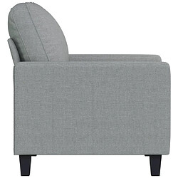 Acheter Maison Chic Fauteuil relax,Chaise pour salon Gris clair 60 cm Tissu -MN41298