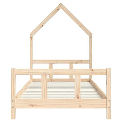 Acheter Maison Chic Lit simple Cadre de lit pour enfants,Lit d'Enfant Moderne 90x200 cm bois de pin massif -MN74385