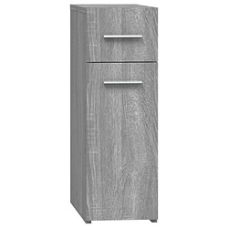 vidaXL Armoire apothicaire Sonoma gris 20x45,5x60 cm Bois d'ingénierie