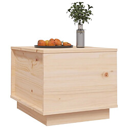 Avis vidaXL Table basse 40x50x35 cm Bois massif de pin