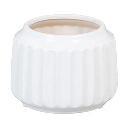 BigBuy Home Vase Blanc Céramique 14,5 x 14,5 x 11 cm