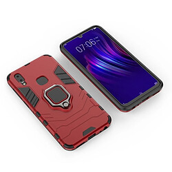 Acheter Wewoo Coque Housse de protection antichoc PC + TPU pour Vivo V11i, avec support d'anneau magnétique (rouge)