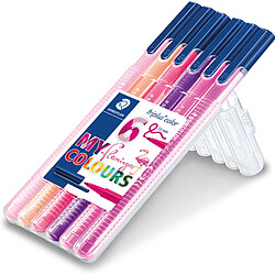 STAEDTLER Feutre de coloriage 'MY flamingo COLOURS',6 pièces ()