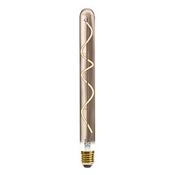 Ampoule Led Torsadée Fumée Tube 30cm Ambre