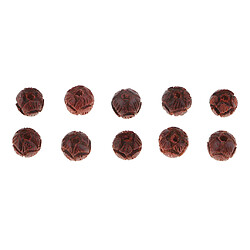 Bois de santal Sculpture Lotus Rond Bois Mara Perles Sapcer Perles Bijoux DIY 10mm