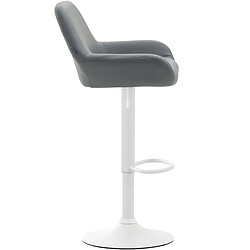 Avis Non Tabouret de bar Braga simili cuir blanc