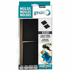 Pebeo Moules Carré Silicone Dessous de Verre