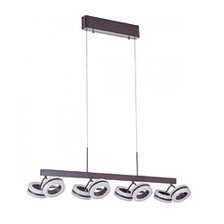 Luminaire Center Suspension design Metis Bronze en métal