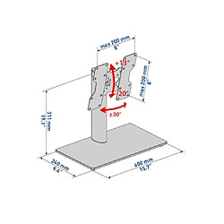 Avis Meliconi Pied d'écran TV STAND 100-200