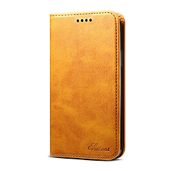 Wewoo Coque Etui à rabat en cuir de mollet Suteni fentes pour cartes et porte-cartes iPhone 11 Pro Kaki