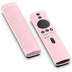 SANAG Silicone Coque Compatible Avec Xiaomi Mi Box 4K Tv(2Nd Gen) Telecommande, Antiderapant etui De Protection Remote Caque Case Housse Pour Xiaomi Mi Box 4K Tv Remote 2Nd Generation(Rose) pas cher