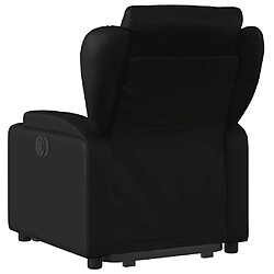 Acheter vidaXL Fauteuil inclinable Noir Similicuir