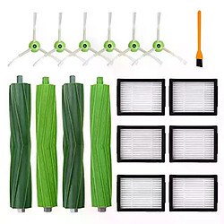 Kit de pièces de rechange pour IRobot Roomba I7 + I7 Plus E5 E6 E7, brosse principale, filtre de brosse latérale