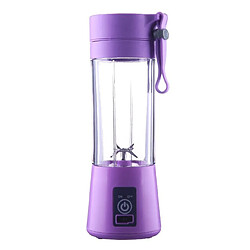 Universal USB rechargeable portable simple mélangeur mini-presse-jus multi-fonctions USB rechargeable jus mélangeur jus de fruits électrique | presse-jus (violet)