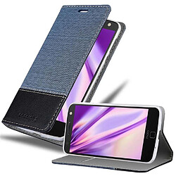 Cadorabo Coque Motorola MOTO Z Etui en Bleu