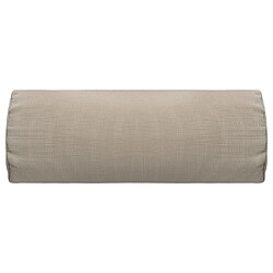 Maison Chic Appui-tête de Chaise longue | Transat Bain de soleil Taupe 40x7,5x15 cm Textilène -GKD22838