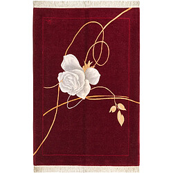 Vidal Tapis de laine 183x122 rouge Darya