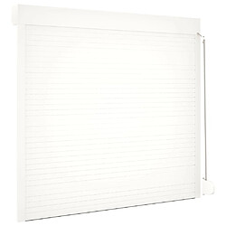 Acheter vidaXL Volet roulant aluminium 160x150 cm blanc