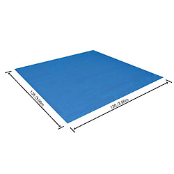 Bestway Tapis de sol pour piscine Flowclear 396x396 cm pas cher