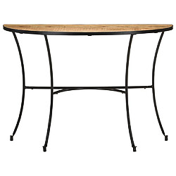 vidaXL Table d'appoint 110x40x77 cm Bois de manguier massif