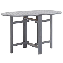 Maison Chic Mobilier à dîner 5 pcs de jardin - Ensemble table et chaises d'extérieur - Salon/Mobilier de jardin classique Bois d'acacia massif Gris -MN63699