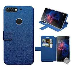 Htdmobiles Housse etui portefeuille pour Archos Sense 55 DC 55DC + film ecran - BLEU