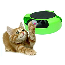 Wewoo Jouet pour Animaux Le plastique de chat d'approvisionnements d'animal familier attrapent les jouets interactifs de plate-forme de souris pas cher