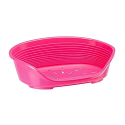 FERPLAST Corbeille Siesta Deluxe 2 - 49x36x17,5 cm - Fuchsia - Pour chien et chat