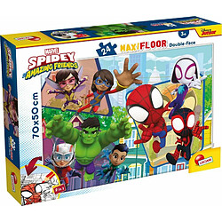 Spidey - Maxifloor Doubleface Puzzle (24 pcs) (31568) pas cher