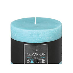 Atmosphera, Createur D'Interieur Bougie cylindrique Ø 10 x H 10 cm - turquoise - Atmosphera