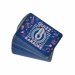 Avis Paris Prix Jeu de 60 Cartes Quizz Karaoké 9cm Bleu