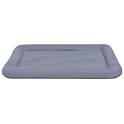 vidaXL Matelas pour chiens Taille L Gris