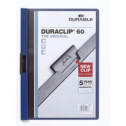 DURABLE Chemise à clip DURACLIP ORIGINAL 60, A4, bleu foncé ()