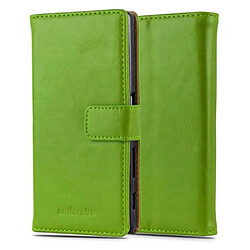 Cadorabo Coque Sony Xperia Z5 Etui en Vert