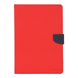 Wewoo Housse Étui Coque FANCY DIARY pour iPad 10.2 en cuir à texture croisée avec fente carte et support et portefeuille rouge