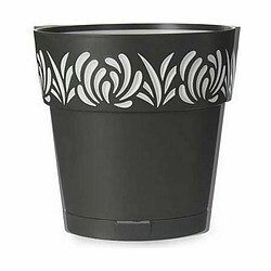 Avis Pot auto-arrosant Stefanplast Gaia Anthracite Plastique 19 x 19 x 19 cm (12 Unités)