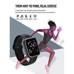 Universal I5 nouvelle montre intelligente imperméable femme montre intelligente Bluetooth Apple millet fréquence cardiaque suivi fitness PK P70 P68 | montre intelligente (noir)