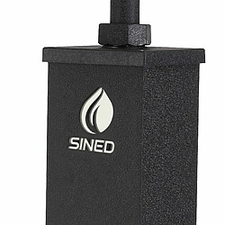 Sined Dino Douche Solaire Exterieure Chaude Avec Base En Aluminium Et Tuyau En Acier Noir