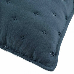 Avis Paris Prix Housse de Coussin Mellow 60x60cm Bleu & Blanc