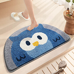 LUUCOZK Tapis de bain antidérapants, absorbants, à séchage rapide, décoration de salle de bain, motif 13-45x75cm