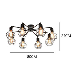 Universol 8 Heads American Country Vintage Industrial Style Living Room Dining Room Iron Ceiling Lights