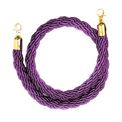 Avis Barrières de corde - Poteaux robustes de contrôle des foules, 1,5 m, violet